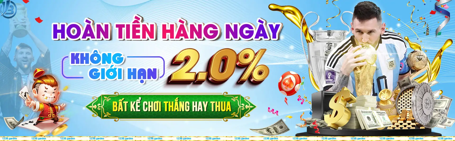 Banner hoàn tiền hàng ngày