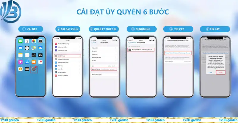 Bộ hướng dẫn 123b dành đến người chơi muốn tải app